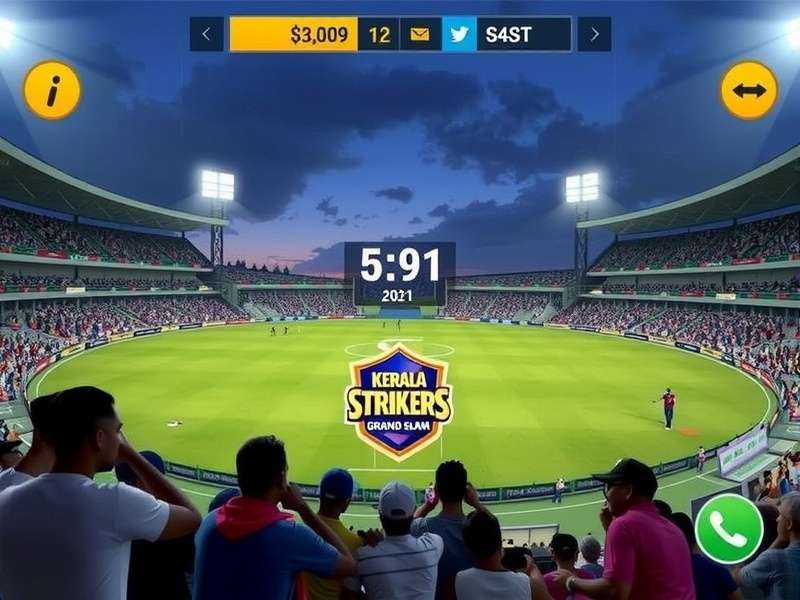 Kerala Strikers Grand Slam Gameplay Screenshot